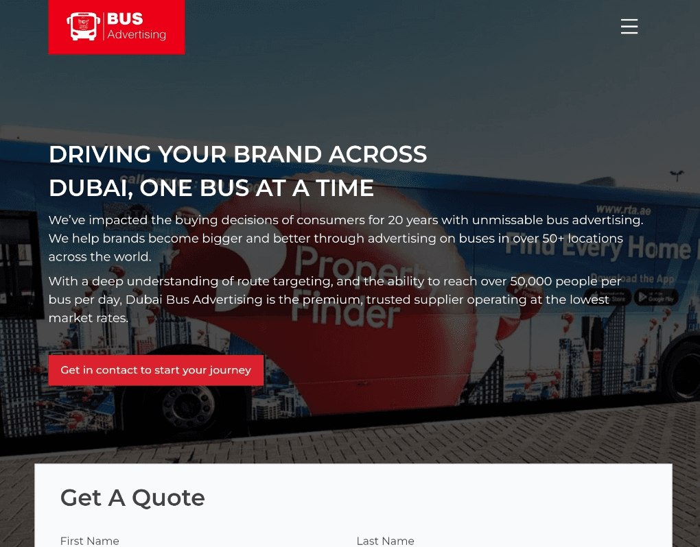 Dubai Bus Advertising